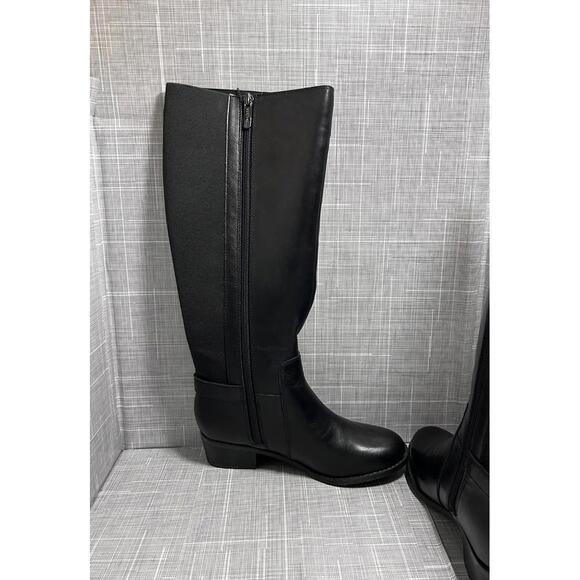 Easy Spirit Women’s Black Knee High Boots Size 5.5M Low Heel Stretch NWOB - Picture 5 of 8